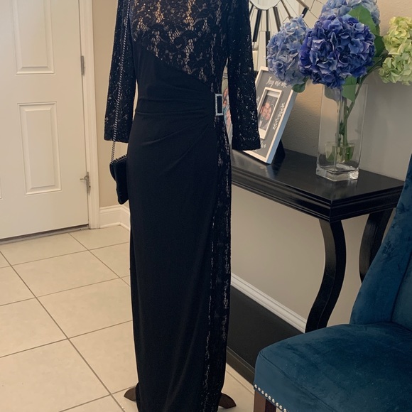 NWOT TAHARI Formal gown sequin maxi dress. Mother of the bride dress. - Picture 11 of 17